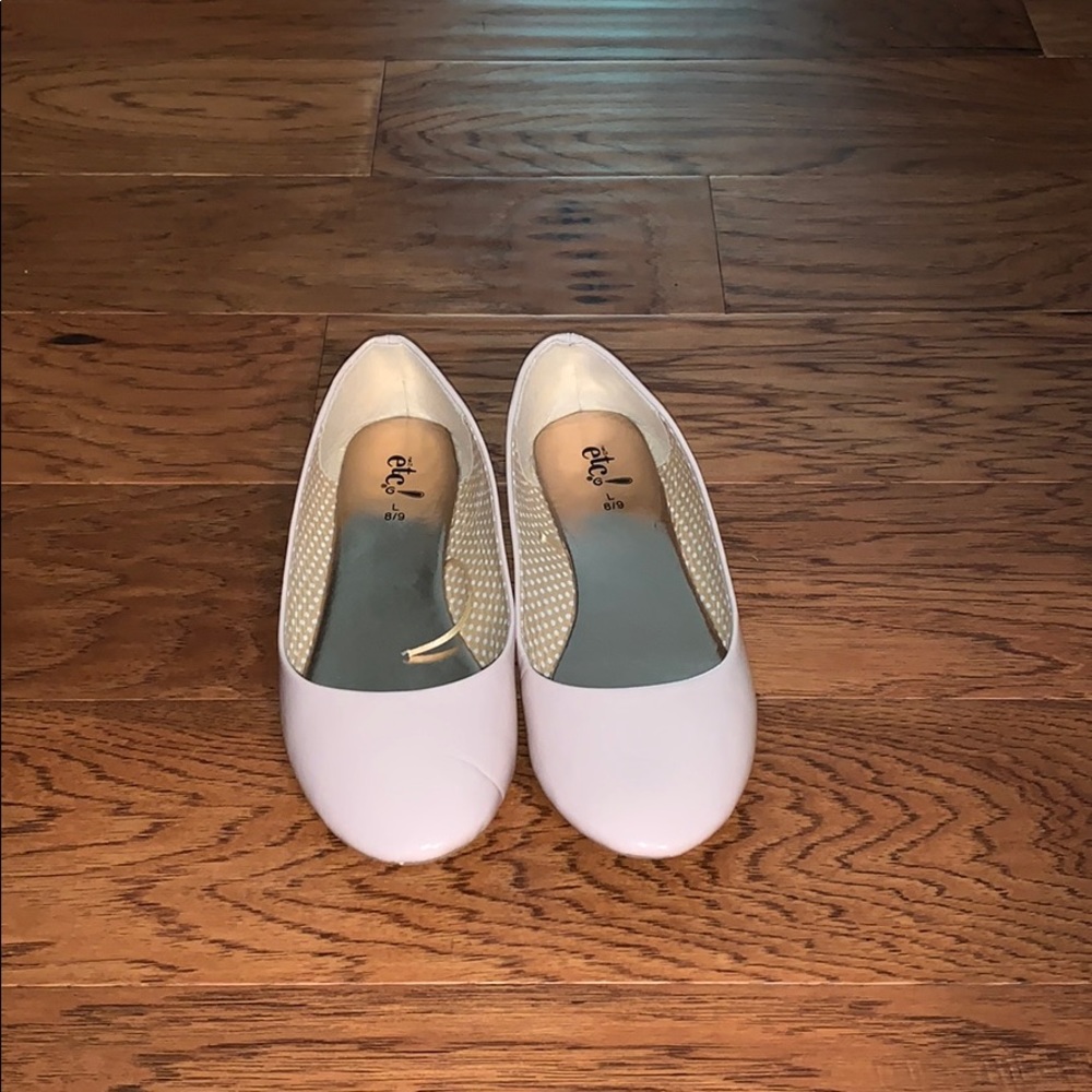 Baby pink ballet shoes